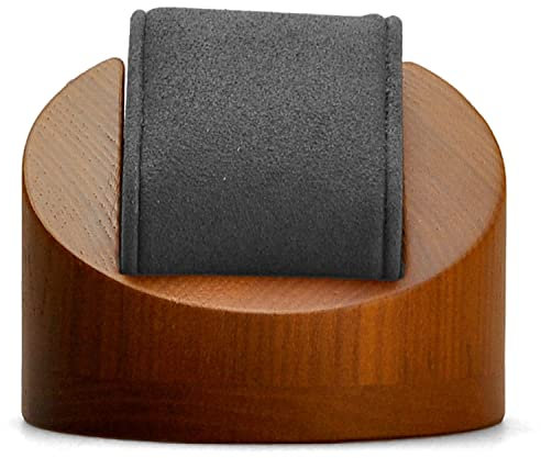 Oirlv Wooden Watch Stand Vintage Watch Display Holder for Jewellery Display and Storage(Dark Grey)