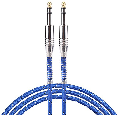 6,35 mm Cavo Audio Stereo, Cavo Audio Stereo da 1/1,8/3/5/10/15/20 m Cavo Audio Stereo da Maschio a Maschio per Mixer per Chitarra Elettrica Stereoo(20M)