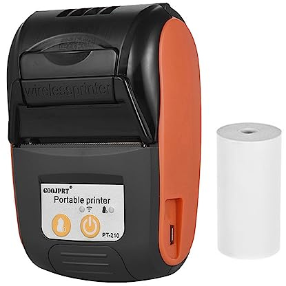 Sunydog Impresora térmica Pt-210 de 58 mm para recibos - Portátil para minoristas, restaurantes, factorias, logística - Compatible con IOS y Android