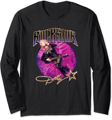 Dolly Parton Rockstar Rose Velvet Manche Longue