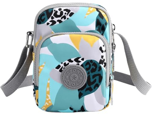 FAVORTALK Kleine Umhängetasche Damen Crossbody Taschen - Nylon Handtasche Damen Leichte Messenger Bag Frauen Schultertasche Wasserdicht,DJB01112