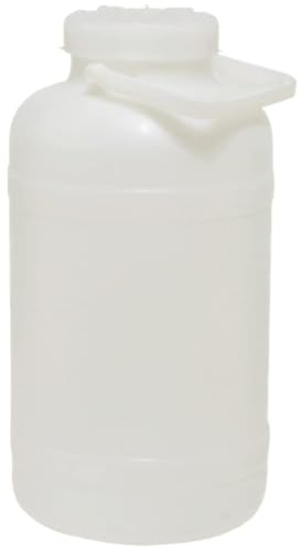 LoviStore Fusto Bocca Larga Bidone Tanica Contenitore in Plastica per Uso Alimentare (5, 10, 25 Litri) con Coperchio, Ideali per Alimenti e Liquidi, Made in Italy (10 litri)