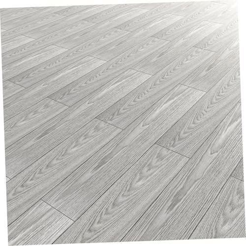 ETHZZLE 36pcs Peel and Stick Floor Tiles Thickened Waterproof Pvc Linoleum Flooring Roll Wood Grain Adhesive Stickers for Kitchen and Living Room 91.4x15.2cm (5m²)