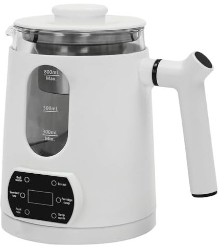 Tea Brewer Electric Hot Tea Maker 600W with Temperature Control and Keep Warm Function - Automatic Tea Kettle Pot with Infuser 6 Flavor Controls