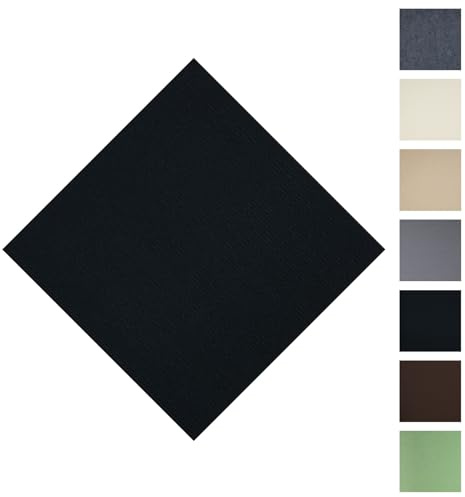 ZOWZOW Static Cling Carpet Tiles 30 x 30 cm, 10 Pack No Glue Installation, Reusable Square Floor Tiles, Easy Install Non-Slip