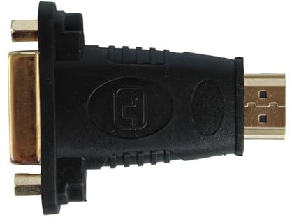CABLEPELADO - Adattatore HDMI maschio a DVI femmina - Connettore per collegare dispositivi HDMI a schermi DVI - Installazione semplice