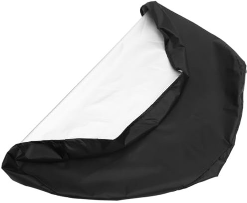 LIOOBO Housse de Barbecue Imperméable et Anti-UV pour Extérieur 112 Cm, Tissu Oxford Noir Résistant, Protection Poussière et Intempéries pour Grill et Brasero