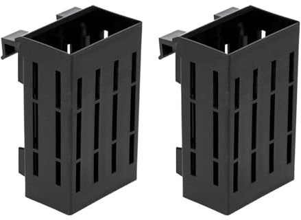 Lot de 2 pots de fleurs hydroponiques pour aquariums de 10/15/20 mm d'épaisseur
