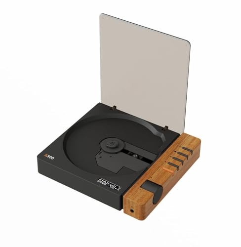 Vintage Desktop CD Trasporto Lettore con Bluetooth, SPDIF/Coassiale Out, Portatile 2000mAh Ricaricabile per Home Audio