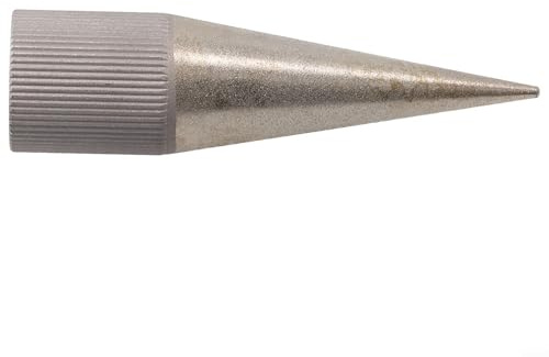Sacapuntas redondo de cuero con revestimiento de esmeril para pulido manual de bricolaje, herramienta cónica de acero inoxidable, compatible con HY SPC y tamaños estándar