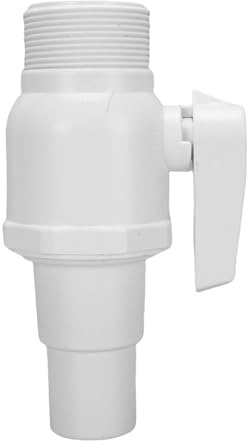 ERYUE 2 Way Ball Valve Replacement Durable Pool Filter Skimmer 50psi for Pumps, Filters, Skimmers PVC ABS 1.5-1.25 Inch