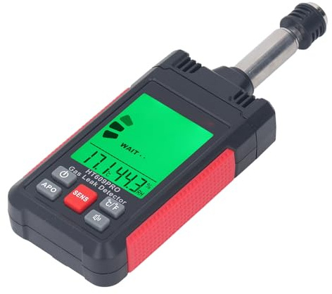 Eminchu Gas Detector Portable Handheld Gas Tester with Dual Alarms for Home Use Battery Operated ABS Material