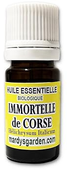 BIO Immortelle Ätherisches Öl 5ml - Helichrysum Italicum - Korsika - 100% Pure und Naturreines - Einzigartiger duft, optimale und therapeutische Qualität, aus kontrolliert biologischem Anbau