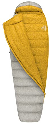 Saco DE Dormir - 850+ Fill Down Spark SpIII - Long Left Zip Color: Gris Claro/Amarillo