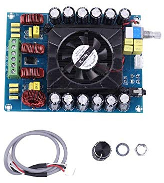 DollaTek Modulo amplificatore digitale XH-A121, scheda amplificatore audio a doppio canale 160w + 160w modulo audio stereo ad alta potenza DC 12v-24v per altoparlanti fai da te