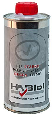 Holzöl innen: Holzschutz auf Leinölbasis | 250ml Möbelpflege Öl zur vielseitigen Anwendung | natürliche Holzpflege: farblos & lebensmittelecht Arbeitsplatten Möbel Böden aus Holz