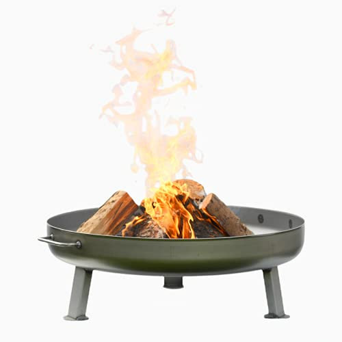 Czaja Feuerschale Bonn Brasero Ø 80 cm – avec trou d'évacuation de l'eau – Brasero pour le jardin, la terrasse et le balcon