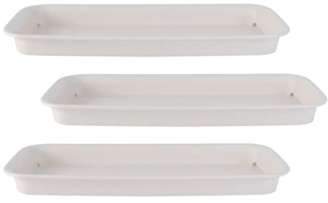 Cabilock Bodenschalen Für Blumentöpfe – 3 Stück Bodenschalen – Tropfschalen Mit Auslaufschutz – Perfekt Für Den Blumengarten