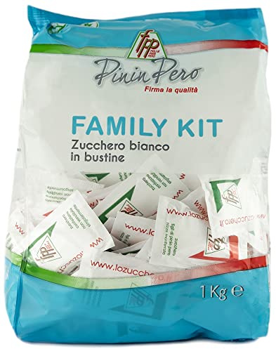 Pinin Pero - Bustine di Zucchero Bianco 1Kg | FAMILY KIT