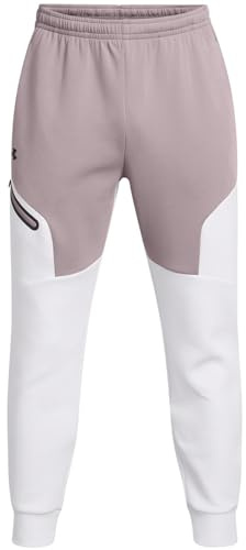 Under Armour Unstoppable FLC Jgr EU-Gry Fleece Bottoms Uomini Pantalone da Allenamento Grigio L