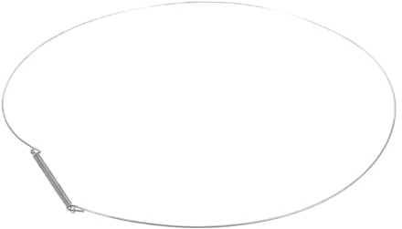 Pince à Ressort de Joint de Porte pour Lave-linge, Acier Inoxydable, 32 Cm | Anneau de Serrage Argenté, Production Précise, Protège le Composant Interne Machine
