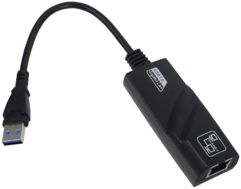 HOMSFOU 1000m Adaptador De USB Ethernet Convertidor USB Ethernet Plug-Play para Ordenador Portátil Sin Necesidad De Controladores para Uso Doméstico o Oficina