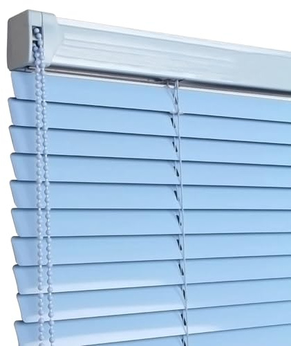 Tende Veneziane in Metallo di Alluminio Lamelle da 25 mm Impermeabile Tenda Veneziana in Alluminio Oscurante Persiane per Finestre per Ufficio, Cucina, Bagno e Soggiorno(60W x 130H cm(24x51))