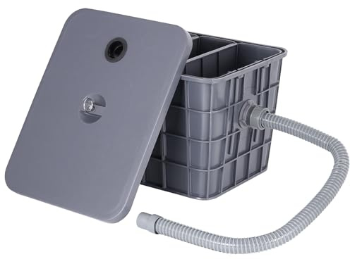 YUCHENGTECH Bac à Graisse Sous Evier PP 30L 46x35x30cm