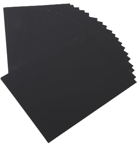 SEAFRONT A4-Kratzpapier, 50 Blatt Schwarz Beschichtetes Kratzbrett-Kunstset mit Bambusstift, Kreatives Kratzkunstpapier für und Erwachsene Zum Basteln und Malen (SILVER)