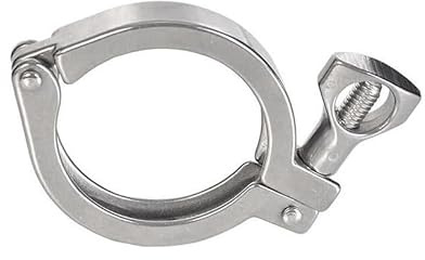 Tri-Clamp-Hygieneverschraubung aus Edelstahl 304 – Hochleistungs-Klemmring for Anwendungen in der Lebensmittel-, Getränke- und Pharmaindustrie – 1 Stück(159-168x183)