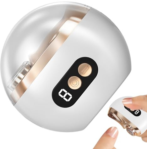 Coupe-Ongles Électrique Rechargeable USB, 3 Vitesses Avec LED, Lime-Ongles Polisseur, 2 En 1 Coupe-ongles Automatique Portable Avec Lumière Pour Soins À Domicile, Personnes Âgées, Bébés Et Voyages