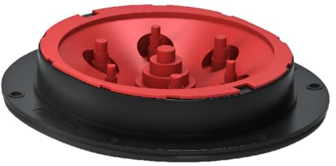Fotoport DS – Pasacables 7 vías para energía fotovoltaica | Paso de Cables para Estructura de Madera bajo Cubierta | Elastómero TPE | Estanco & Resistente UV | Puertos A, B, C (3,5–39 mm)