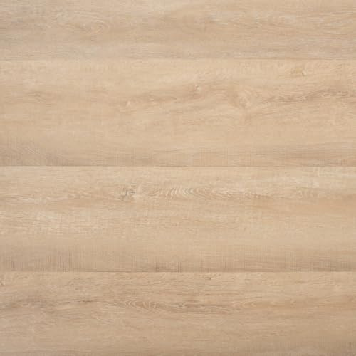 LVT Flooring Click Vinyl Laminate Oak Plank Waterproof LVT Office, Hallway, Kitchen, Dining Room Flooring 3.9m² Pack (Pale Oak)