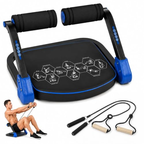 Home Ab Workout Equipment, Sit Up Assist Trainer with 4-Level Adjustment