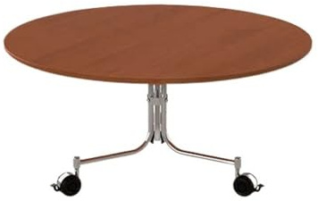 YCCHAH Couchtisch Einfachheit Glas Kaffee Tisch Beweglichen Hause Wohnzimmer Büro Balkon Kleinen Runden Tisch Beistelltisch Fürs Sofa(B1)
