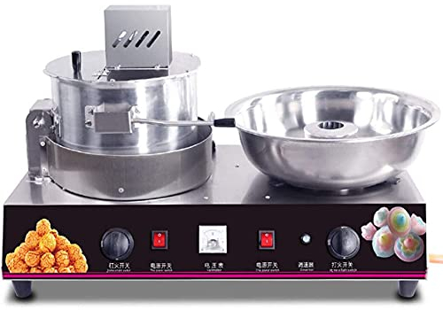 MNSSRN Spherical Popcorn Machine Marshmallow All-In-One Machine, Commercial Gas Automatic Marshmallow Machine Heating Gas Marshmallow Machine