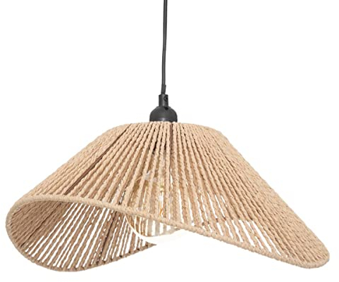 Lampada a sospensione Myha, corda, D45 cm