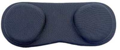 VR Objektivabdeckung Ersatz kompatibel mit Meta Quest 3 schweißfest Gesicht Augen Pad Objektivschutz Kappe VR Gaming Zubehör (schwarz)