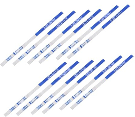 GLEAVI 25 Scatole Striscia Reattiva Per Test Di Gravidanza Penna Per Test Di Gravidanza Precoce Test Ph Urine Donne Test Di Gravidanza Domiciliare Penna Di Prova Mancare Massa Plastica