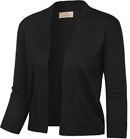 GRACE KARIN Cardigan da Donna Cardiagn per Estate Maniche a 3/4 Elegante per Feste Bolero