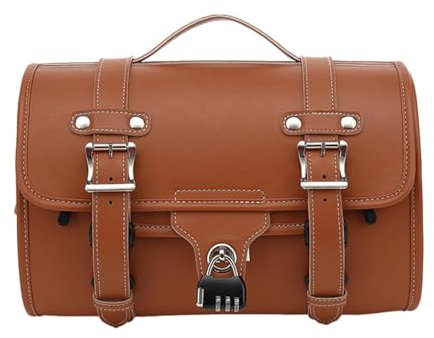 Generisch Motorrad-Hecktasche - Retro-Motorrad-Gepäckträgertasche, Hecktasche für Motorräder, multifunktionale Gepäcktasche für Lange Fahrten