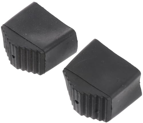 Operitacx 2pcs Ladder Feet Covers, Non- Slip Ladder Rubber End Caps, Ladder Cover Ladder Feet Rubber Pads for Folding Ladder
