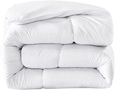 GREATOYAR Edredón Nórdico Blanco, Relleno Nórdico, Edredón de Microfibra, 300gr/m² de Microfibra Suave, Antiácaro, Hipoalergénico, Transpirable, Moderno, Ligero, 220x220cm, para Cama 135cm