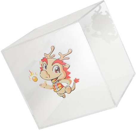 TOBBOMEY Acryl Klar Sparschwein Transparent Geld Sparen Box Container Für Jungen Und Mädchen