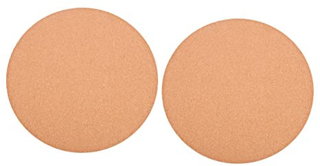 CIMAXIC Cork Plant Pot Mats Reusable Gardening Coasters 6-inch Flowerpot Pads Water Drainage Trays Material 2-pack