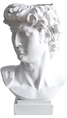 Jarrón de Estatua de David: Busto Romano clásico, Escultura de mitología