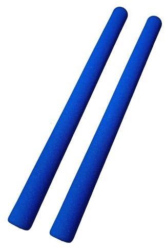 TEKKA BUDO 2er Set Escrima Stick blau 50 cm Schaumstoffbezug - Safety Soft Stick - Ju Jutsu SV Waffenabwehr Trainingsstock