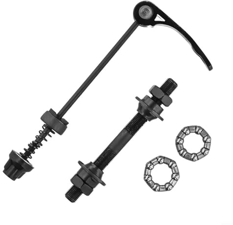 ZiStarlilife Bike Quick Release Skewer Front Rear Hub Axle Mountain Bike Fronts Rear Axle Wheel Axle Bike Hollow Axle Kit for Road Bike, Mountain Bike, MTB(Front)