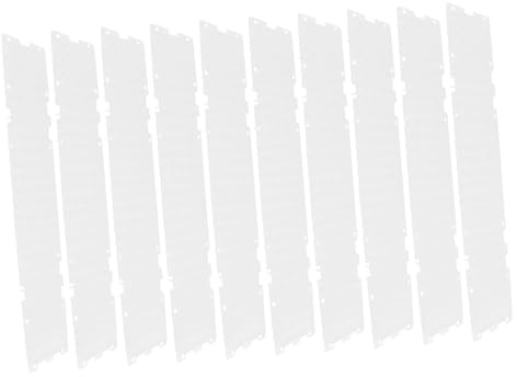 FUNOMOCYA Cat Scat Mat with Anti-cat Spikes, 10pcs Plastic Scat Pads for Garden and Balcony Deterrent, Sturdy Barrier for Indoor and Use