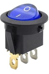 1PCS/5pcs 12V / 220V interrupteur à LED interrupteur d'alimentation bouton de voiture lumières ON/OFF interrupteur à bascule rond 3 broches(70A,1PCS_12V)